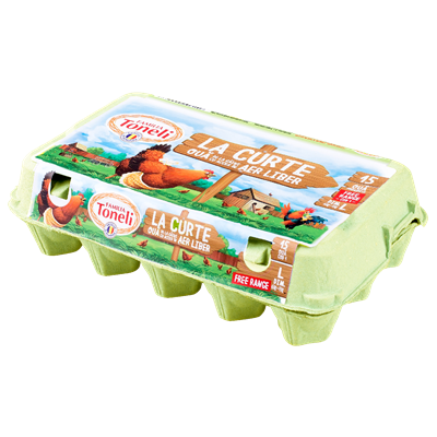 TONELI Oua Marimea L 15 bucati